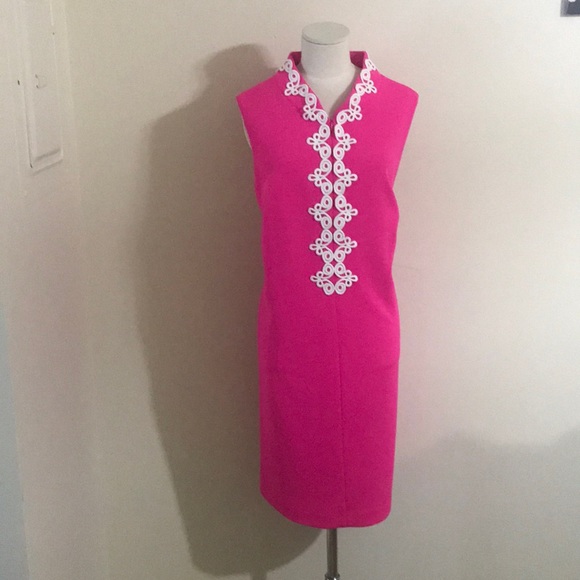 Eliza J Dresses & Skirts - Eliza J Pink With Lace Detail Dress size 10w